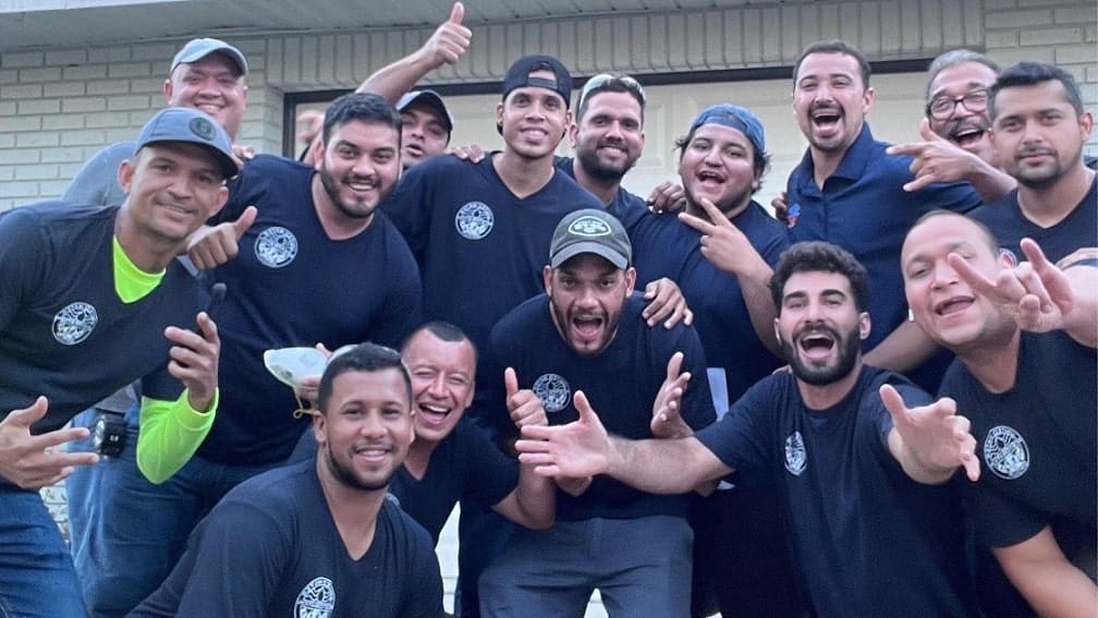 Group photo of our Disaster Relief Team.