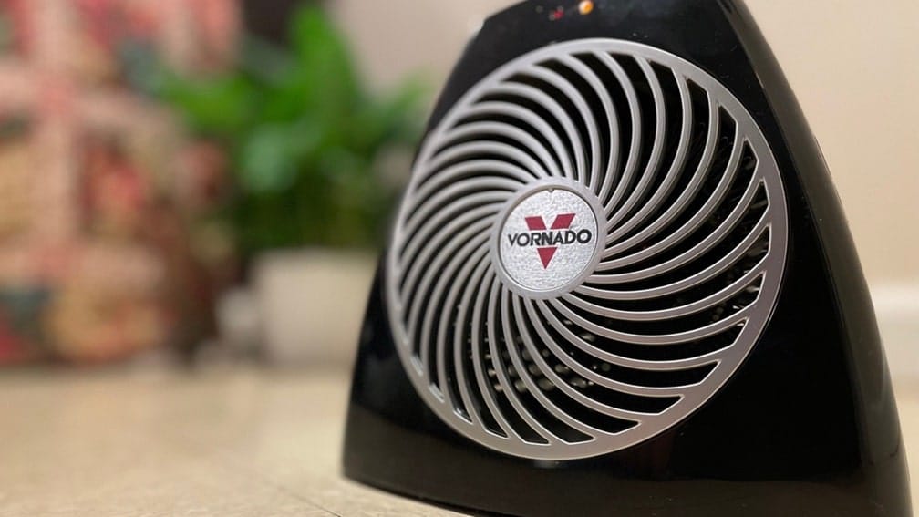 Vornado space heater with circular design