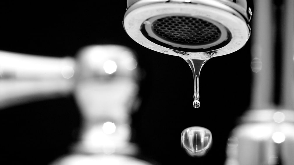 leaky faucet dripping